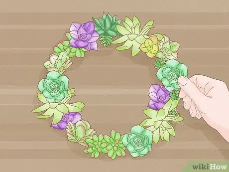 Image titled Make a Succulent Wreath Step 2