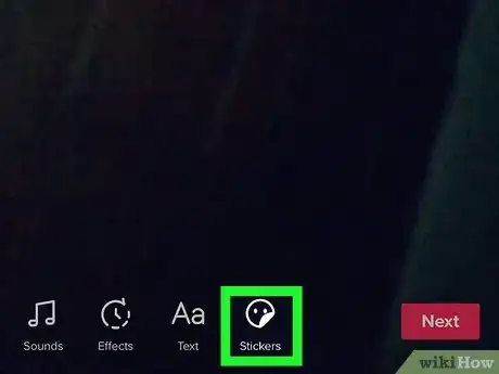 Image titled Add Stickers to TikTok Videos on iPhone or iPad Step 4