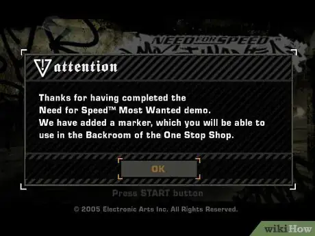 Image titled Play Need for Speed Most Wanted on PS2 Step 2Bullet1