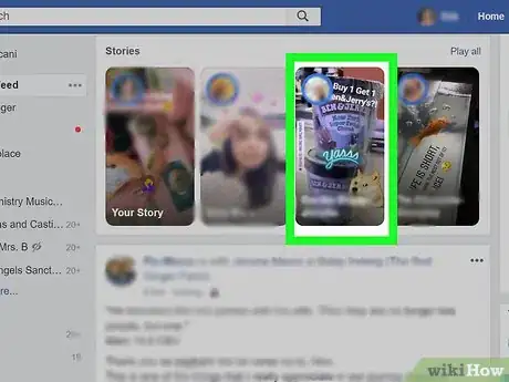 Image titled See Stories on Facebook Step 3