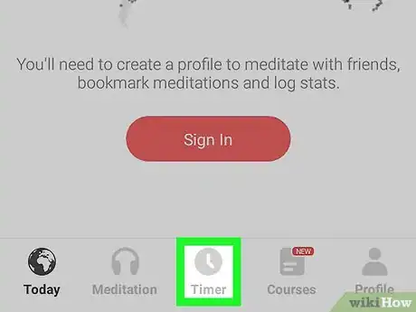 Image titled Use Insight Timer to Meditate on Android Step 6
