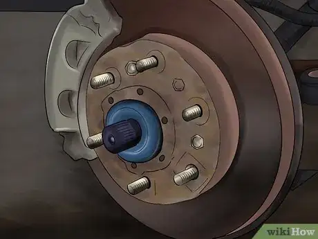 Image titled Change the Front Pads and Rotors on a 2001 Nissan Xterra 4X4 Step 4