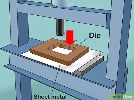 Image titled Form Sheet Metal With Hydraulic Die Forming Step 8