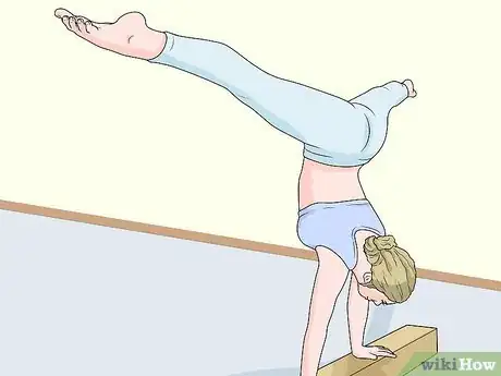 Image titled Do a Straddle Press Handstand Beam Mount Step 9