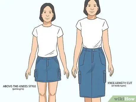 Image titled Wear a Cargo Skirt Step 1