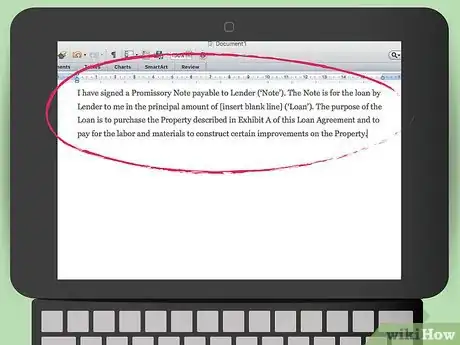 Image titled Draft a Construction Loan Agreement Step 7