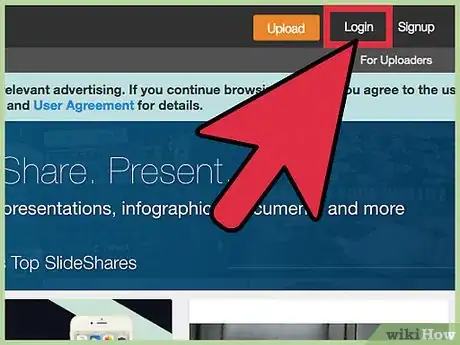 Image titled Upload a Slideshow to SlideShare Step 2