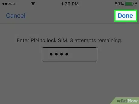 Image titled Use a SIM PIN on an iPhone Step 6