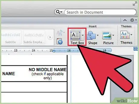 Image titled Fill Out Paper Forms with MS Word Step 8