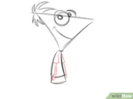 Image titled Draw Phineas Flynn from Phineas and Ferb Step 6