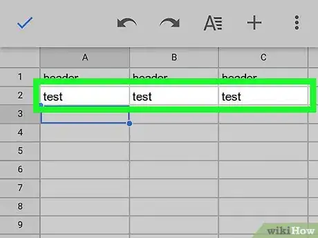 Image titled Freeze a Row on Google Sheets on Android Step 5