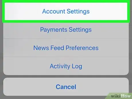 Image titled Stay Invisible on Facebook on iPhone or iPad Step 4