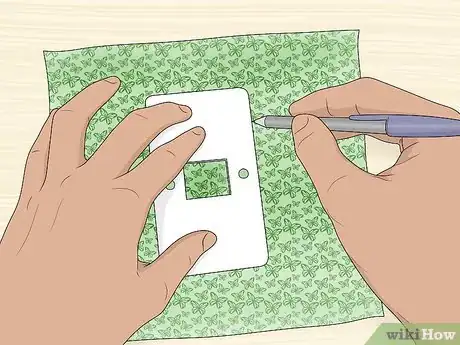Image titled Cover Light Switch Plates with Scrapbook Paper Step 2