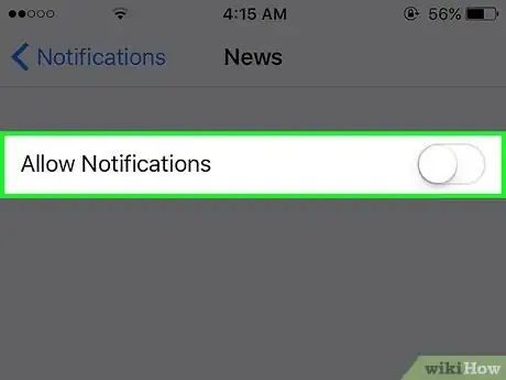Image titled Turn Off News Notifications on an iPhone Step 4