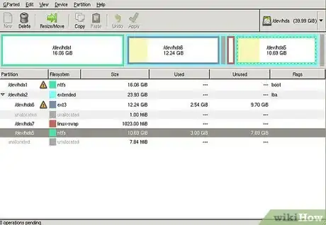 Image titled Remove a Hard Drive Partition Using Gparted Step 6