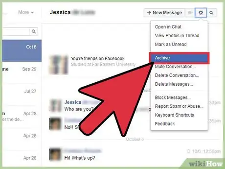 Image titled Hide a Facebook Message Step 4