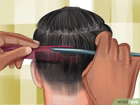 Image titled Razor Cut Your Own Hair Step 8