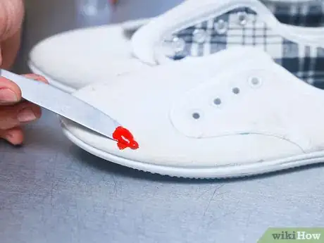 Image titled Get Paint Off Canvas Shoes Step 1