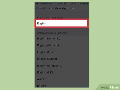Image titled Add a New Keyboard on an iPhone Step 6