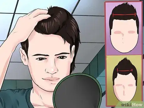 Image titled Cut a Faux Hawk Step 4