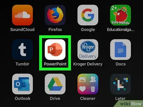 Image titled Group Animations in PowerPoint on iPhone or iPad Step 1
