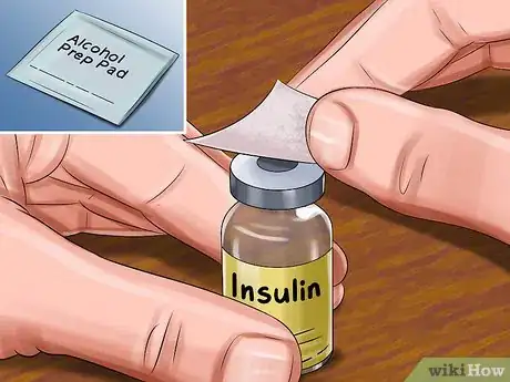 Image titled Draw Up Insulin Step 2
