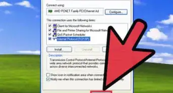 Set up DHCP Network Settings on Windows XP