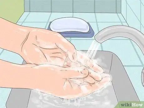 Image titled What Can You Use to Clean an Ear Piercing Step 1