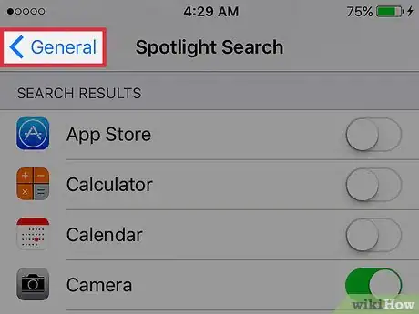 Image titled Turn Off Spotlight Look Up on an iPhone Step 6