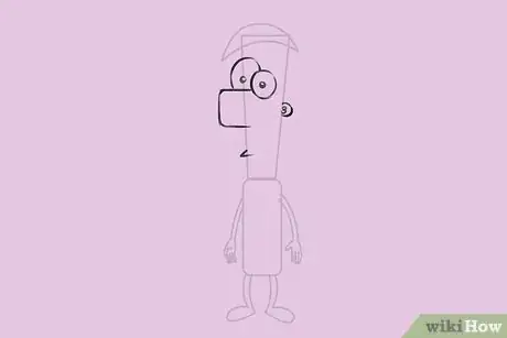 Image titled Draw Ferb Fletcher from Phineas and Ferb Step 3