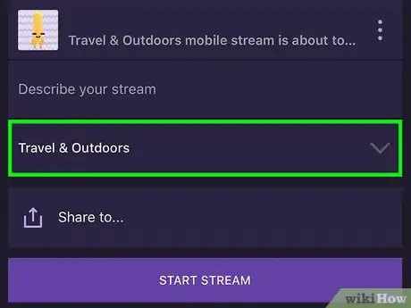Image titled Share a Twitch Stream on Facebook on iPhone or iPad Step 6