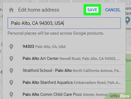 Image titled Change Your Home on Google Maps on PC or Mac Step 7