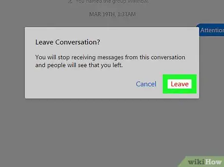 Image titled Leave a Group Chat on Facebook Messenger on a PC or Mac Step 11