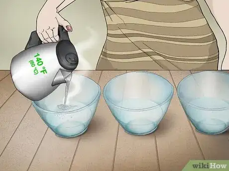 Image titled Ombre Dye Table Runners Step 1