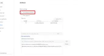 Block Ads in UC Browser on a PC