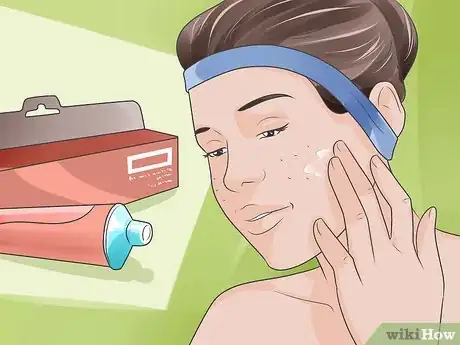 Image titled Use Household Pantry and Bathroom Items to Remove Acne Step 1