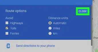 Avoid Toll Roads on Google Maps on PC or Mac