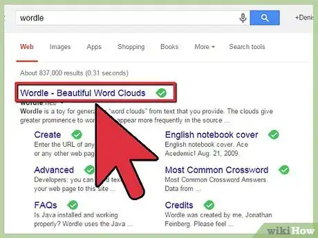 Image titled Create a Wordle Step 1