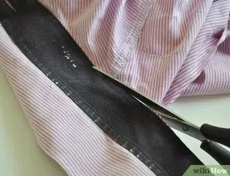 Image titled Craft a Dog Collar from an Old Shirt Step 2