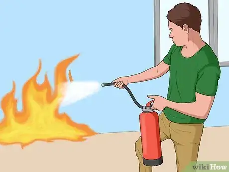 Image titled Escape from a Fire in a High Rise Step 1