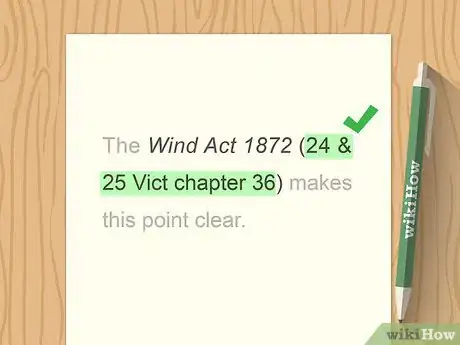 Image titled Cite an Act of Parliament Step 3