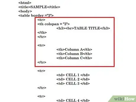 Image titled Add a Table Into HTML File Step 12