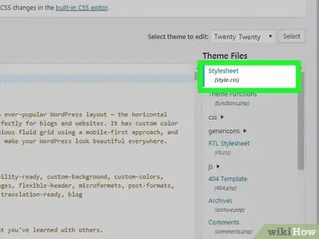 Image titled Rename a WordPress Theme Step 6