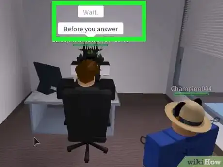 Image titled Pass an Interview on Roblox Step 4