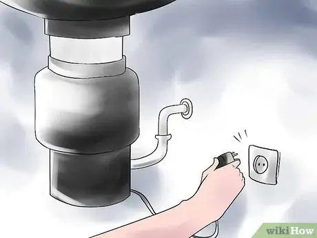 Image titled Remove a Glass from a Garbage Disposal Step 1