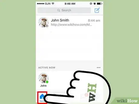 Image titled Chat Using Facebook Messenger App on iOS Step 4