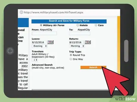 Image titled Get Military Discount On Flights Step 1