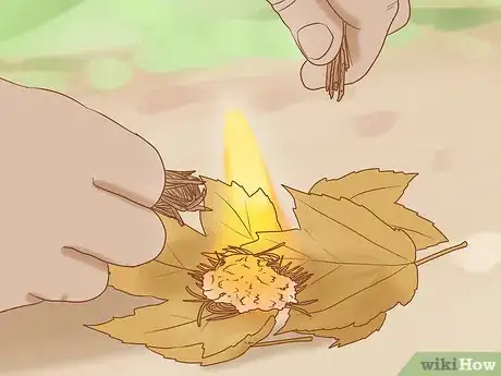 Image titled Use an Emergency Fire Starter Step 10