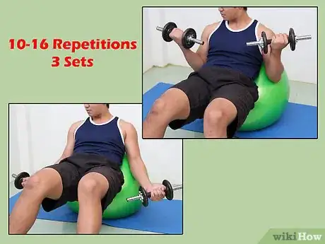 Image titled Work out Biceps With an Exercise Ball Step 12