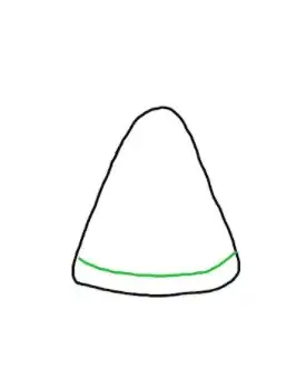 Image titled Draw a Kawaii Watermelon Step 2